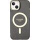 Guess Guess Glitter Gold MagSafe - Etui iPhone 14 Plus (Czarny)