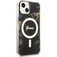 Guess Guess Golden Marble MagSafe - Etui iPhone 14 (Czarny)