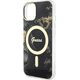 Guess Guess Golden Marble MagSafe - Etui iPhone 14 (Czarny)