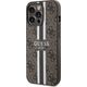 Guess Etui Guess GUHMP13LP4RPSW Apple iPhone 13/13 Pro brązowy/brown hardcase 4G Printed Stripes MagSafe