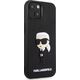 Karl Lagerfeld Etui Karl Lagerfeld KLHCP14M3DRKINK Apple iPhone 14 Plus czarny/black hardcase Rubber Ikonik 3D
