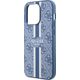 Guess Etui Guess GUHMP14LP4RPSB Apple iPhone 14 Pro niebieski/blue hardcase 4G Printed Stripes MagSafe