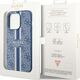 Guess Etui Guess GUHMP14LP4RPSB Apple iPhone 14 Pro niebieski/blue hardcase 4G Printed Stripes MagSafe