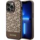 Guess Etui Guess GUHMP14XHGCFSEW Apple iPhone 14 Pro Max brązowy/brown hard case GCube Stripes MagSafe
