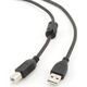 Kabel USB Cablexpert USB-A - USB-B 1.5 m Czarny (CCFB-USB2-AMBM-1.5M)