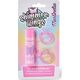 MARTINELIA_SET Shimmer Wings malinowy błyszczyk do ust + pierścionki 2szt