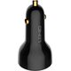 Ładowarka LDNIO Ładowarka samochodowa LDNIO C101, USB + USB-C, 100W + kabel USB-C do Lightning (czarna)