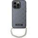 Karl Lagerfeld Etui Karl Lagerfeld KLHCP14LSACKLHPG Apple iPhone 14 Pro srebrny/silver hardcase Saffiano Monogram Chain