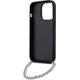 Karl Lagerfeld Etui Karl Lagerfeld KLHCP14LSACKLHPG Apple iPhone 14 Pro srebrny/silver hardcase Saffiano Monogram Chain