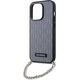 Karl Lagerfeld Etui Karl Lagerfeld KLHCP14LSACKLHPG Apple iPhone 14 Pro srebrny/silver hardcase Saffiano Monogram Chain