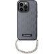 Karl Lagerfeld Etui Karl Lagerfeld KLHCP14LSACKLHPG Apple iPhone 14 Pro srebrny/silver hardcase Saffiano Monogram Chain