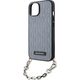 Karl Lagerfeld Etui Karl Lagerfeld KLHCP14SSACKLHPG Apple iPhone 14 srebrny/silver hardcase Saffiano Monogram Chain