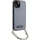 Karl Lagerfeld Etui Karl Lagerfeld KLHCP14SSACKLHPG Apple iPhone 14 srebrny/silver hardcase Saffiano Monogram Chain