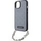 Karl Lagerfeld Etui Karl Lagerfeld KLHCP14SSACKLHPG Apple iPhone 14 srebrny/silver hardcase Saffiano Monogram Chain
