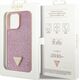 Guess Etui Guess GUHCP14XHDGTPP Apple iPhone 14 Pro Max różowy/pink hardcase Rhinestone Triangle