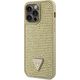 Guess Etui Guess GUHCP14XHDGTPD Apple iPhone 14 Pro Max złoty/gold hardcase Rhinestone Triangle