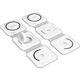 Ładowarka Choetech Magnetyczna ładowarka indukcyjna Choetech T588-F 3w1 15W (biała)