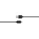 Kabel USB Deltaco USB-A - Lightning 2 m Czarny (IPLH-412)