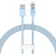 Kabel USB Baseus USB-A - Lightning 1 m Niebieski (CATS010003)