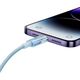 Kabel USB Baseus USB-A - Lightning 1 m Niebieski (CATS010003)