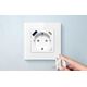 Avatto Inteligentne gniazdo ścienne WiFi Avatto N-WOT10-USB-B USB i USB-C TUYA (czarne)