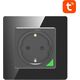 Avatto Inteligentne gniazdo ścienne WiFi Avatto N-WOT10-EU-B TUYA (czarne)