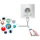 Avatto Inteligentne gniazdo ścienne WiFi Avatto N-WOT10-EU-W TUYA (białe)