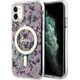 Guess Etui Guess GUHMN61HCFWSP Apple iPhone 11/XR różowy/pink hardcase Flower MagSafe