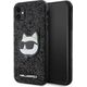 Karl Lagerfeld Etui Karl Lagerfeld KLHCN61G2CPK Apple iPhone 11/XR czarny/black hardcase Glitter Choupette Patch