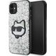 Karl Lagerfeld Etui Karl Lagerfeld KLHCN61G2CPS Apple iPhone 11/XR srebrny/silver hardcase Glitter Choupette Patch
