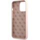 Guess Guess GUHCP13XLSLMGLP iPhone 13 Pro Max 6.7" jasnoróżowy/light pink hardcase Silicone Script Gold Logo