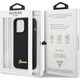 Guess Guess GUHCP13XLSLMGBK iPhone 13 Pro Max 6.7" black/czarny hardcase Silicone Script Gold Logo