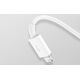 Kabel USB Baseus USB-A - USB-C + microUSB + Lightning 0.5 m Biały (P10320105221-01)