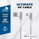 Kabel USB Energizer USB-A - Lightning 2 m Biały (C710LKWH)