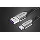 Kabel USB Vention USB-A - USB-C 3 m Szary (COFHI)
