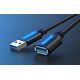 Kabel USB Vention USB-A - USB-A 0.5 m Czarny (CBHBD)
