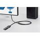 Kabel USB Vention USB-A - USB-A 3 m Czarny (VAS-A45-B300)