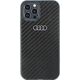 Audi Audi Carbon Fiber iPhone 12/12 Pro 6.1" czarny/black hardcase AU-TPUPCIP12P-R8/D2-BK