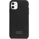 Audi Audi Silicone Case iPhone 12/12 Pro 6.1" czarny/black hardcase AU-LSRIP12P-Q3/D1-BK