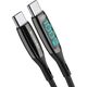 Kabel USB Blitzwolf USB-C - USB-C 1.8 m Czarny (BW-TC23 1.8m)