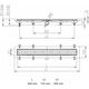 Werit-P JOMOTech Pakiet EXCLUSIVE 40 / Odpływ liniowy 650 mm / maskownica 2-stronna FLIS / mata WERIT 175-30650400-00