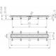 Werit-P JOMOTech Pakiet EXCLUSIVE 40 / Odpływ liniowy 850 mm / maskownica 2-stronna FLIS / mata WERIT 175-30850400-00