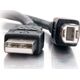 Kabel USB C2G USB-A - USB-B 2 m Czarny (28102)