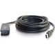 Kabel USB C2G USB-A - USB-A 5 m Czarny (89943)