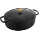 Ballarini Garnek żeliwny owalny BALLARINI BELLAMONTE 75003-546-0 - 5 5 ltr czarny