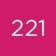 Diego Dalla Palma Diego Dalla Palma, Makeup Nails, Toluene-Free, Full-Coverage, Nail Polish, 221, Mon Cherry, 14 ml For Women