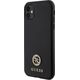 Guess Etui Guess GUHCN61PS4DGPK Apple iPhone 11/XR hardcase Strass Metal Logo czarny/black