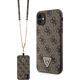 Guess Etui Guess GUHCN61P4TDSCPW Apple iPhone 11/XR hardcase Crossbody 4G Metal Logo brązowy/brown