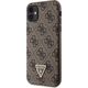 Guess Etui Guess GUHCN61P4TDSCPW Apple iPhone 11/XR hardcase Crossbody 4G Metal Logo brązowy/brown