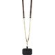 Guess Etui Guess GUHCP13LP4TDSCPW Apple iPhone 13/13 Pro hardcase Crossbody 4G Metal Logo brązowy/brown